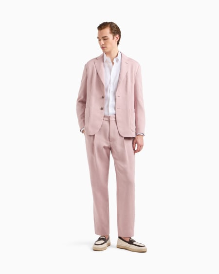 A|x Armani Exchange Regular-fit Shirt In Linen