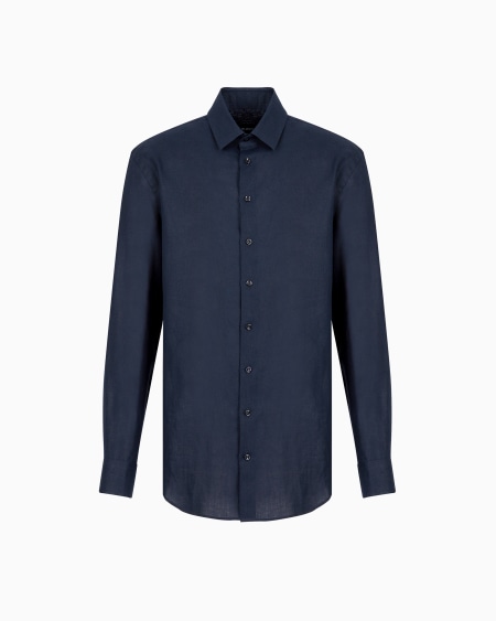 a|x armani exchange Regular-fit shirt in linen