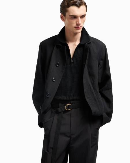 A|x Armani Exchange Ring-closure Belt