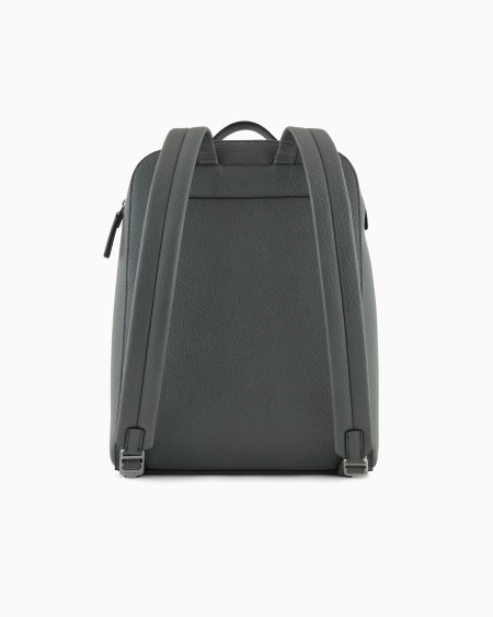 A|x Armani Exchange Round Leather Backpack