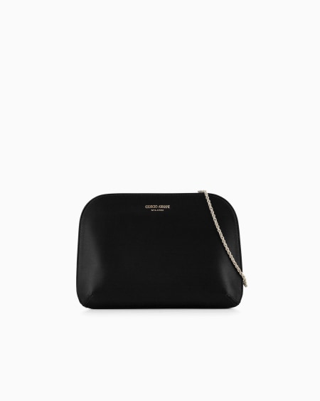 a|x armani exchange Satin la Prima clutch bag