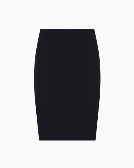 a|x armani exchange Silk cady tube skirt