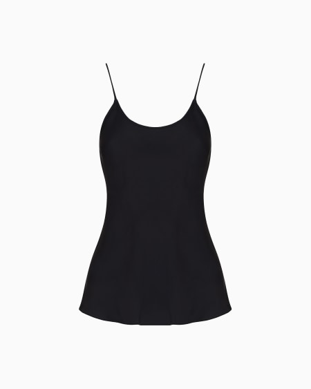 a|x armani exchange Silk charmeuse top