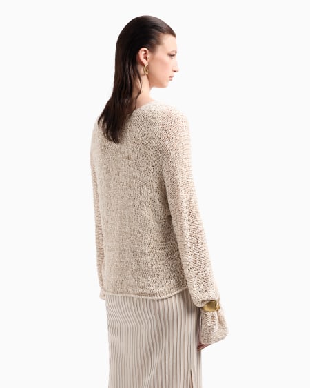 A|x Armani Exchange Silk Jersey Jumper