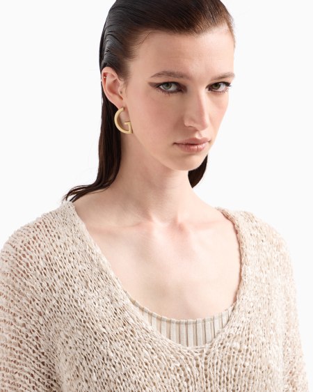 A|x Armani Exchange Silk Jersey Jumper