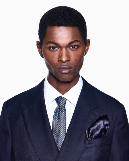 A|x Armani Exchange Silk Pocket Square