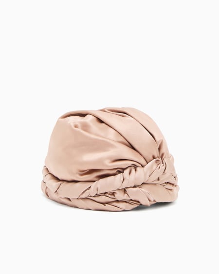 A|x Armani Exchange Silk Satin Hat
