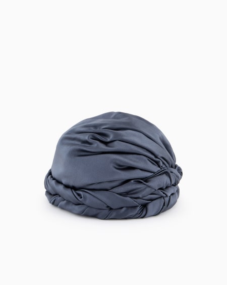 A|x Armani Exchange Silk Satin Hat