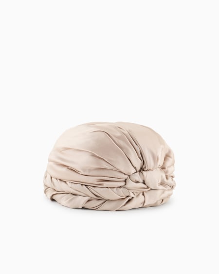 A|x Armani Exchange Silk Satin Hat