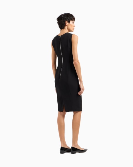 A|x Armani Exchange Silk Sheath Dress