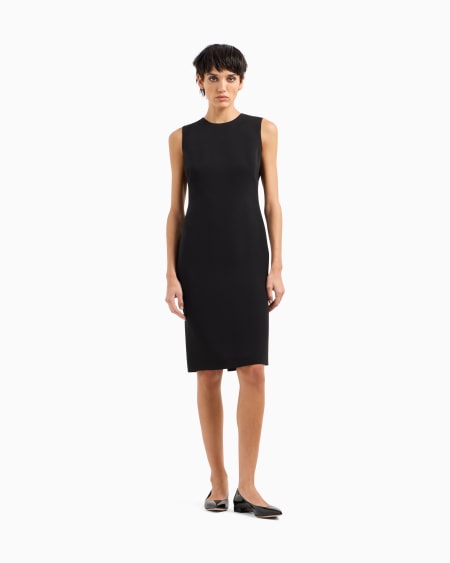 A|x Armani Exchange Silk Sheath Dress