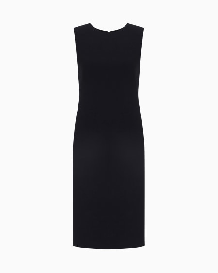 a|x armani exchange Silk sheath dress