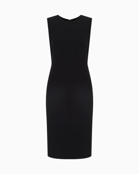 a|x armani exchange Silk sheath dress