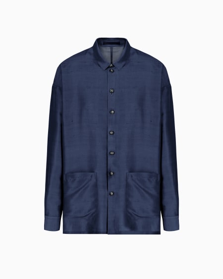 a|x armani exchange Silk shirt jacket