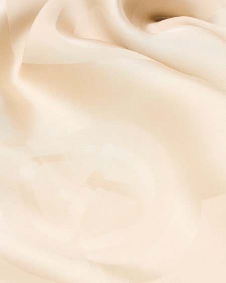 A|x Armani Exchange Silk Stole With Jacquard Logo