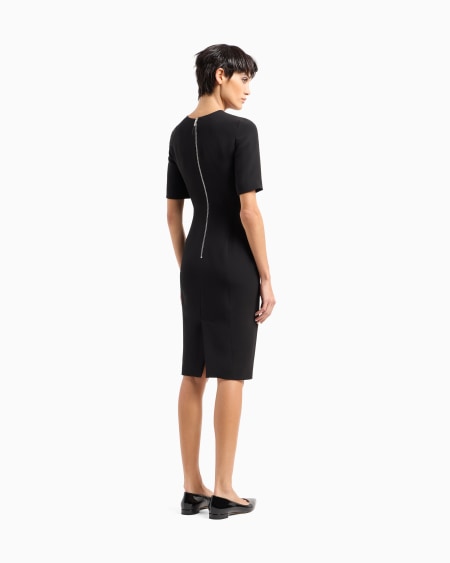 A|x Armani Exchange Silk Tube Dress