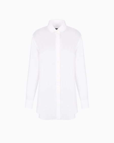 a|x armani exchange Silk twill long shirt ASV