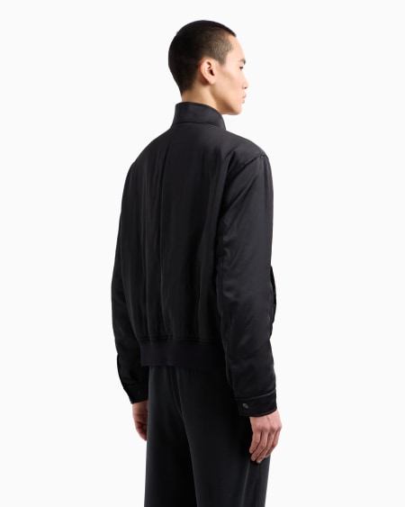 A|x Armani Exchange Silky Technical Fabric Blouson