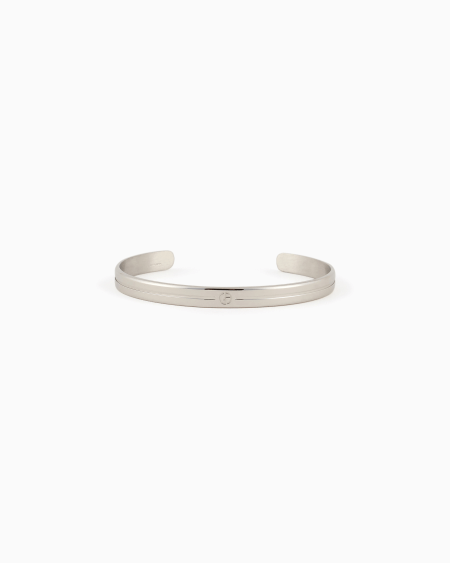a|x armani exchange Silver bangle