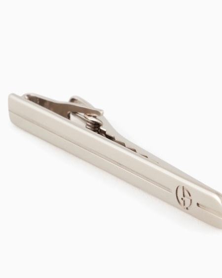 A|x Armani Exchange Silver Tie Bar