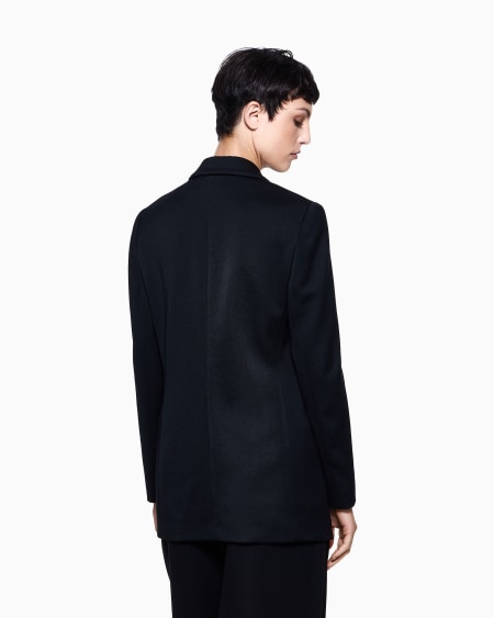 A|x Armani Exchange Single-breasted Wool Jacket