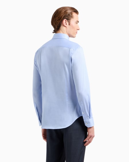 A|x Armani Exchange Slim-fit Cotton Jersey Shirt
