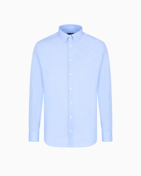 a|x armani exchange Slim-fit cotton jersey shirt