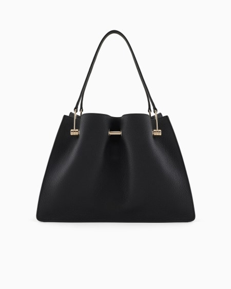 A|x Armani Exchange Small Suede Shopper Bag