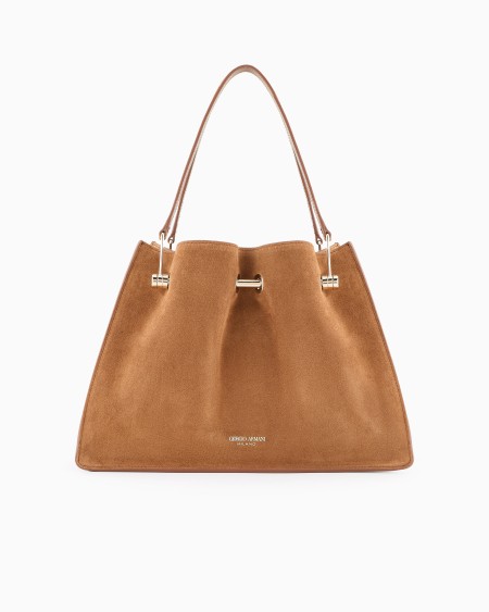 a|x armani exchange Small suede shopper bag a|x armani exchange Small suede shopper bag