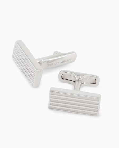 A|x Armani Exchange Sterling Silver Cufflinks