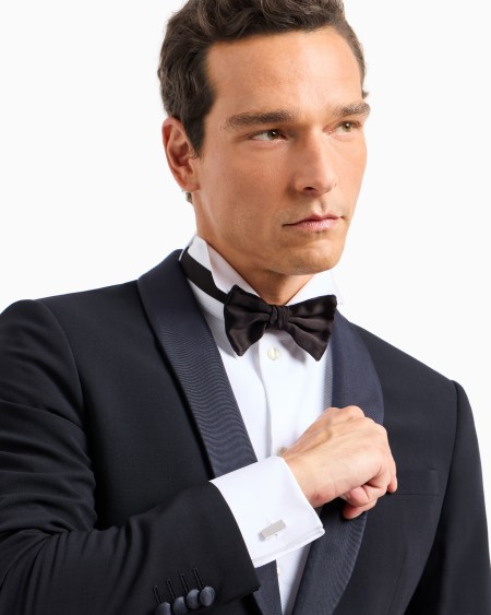 A|x Armani Exchange Sterling Silver Cufflinks