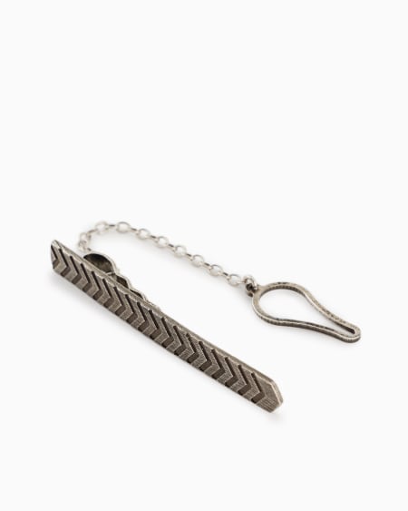 A|x Armani Exchange Sterling Silver Tie Bar