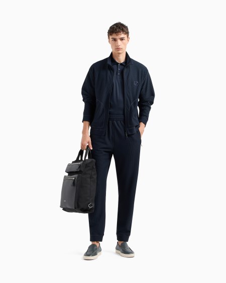 A|x Armani Exchange Stretch Jersey Blouson