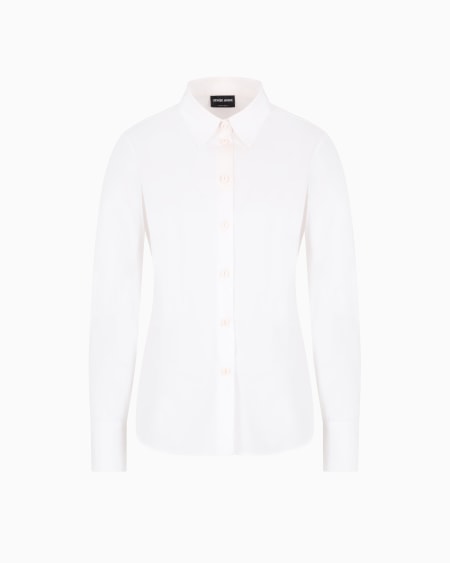 a|x armani exchange Stretch poplin shirt
