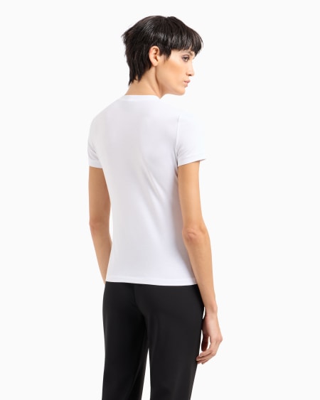A|x Armani Exchange Stretch Viscose Jersey T-shirt