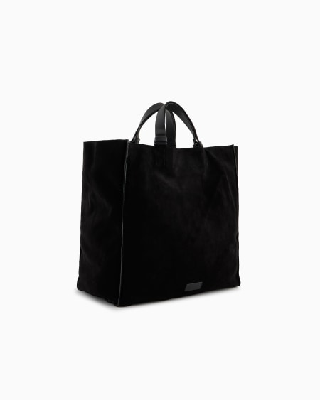 A|x Armani Exchange Suede And Leather Shopper