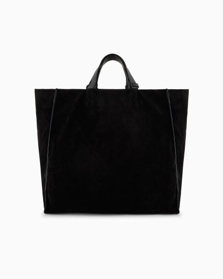 A|x Armani Exchange Suede And Leather Shopper