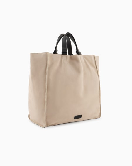 A|x Armani Exchange Suede And Leather Shopper