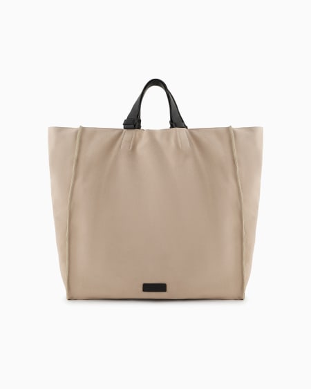 a|x armani exchange Suede and leather shopper