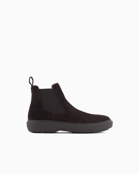 a|x armani exchange Suede ankle boots