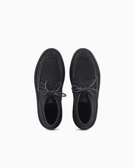 A|x Armani Exchange Suede Chukka Boots