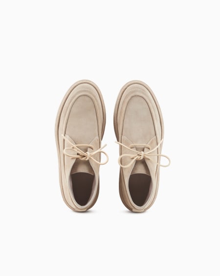 A|x Armani Exchange Suede Chukka Boots