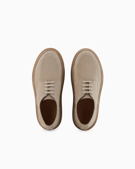 A|x Armani Exchange Suede Derby Shoes