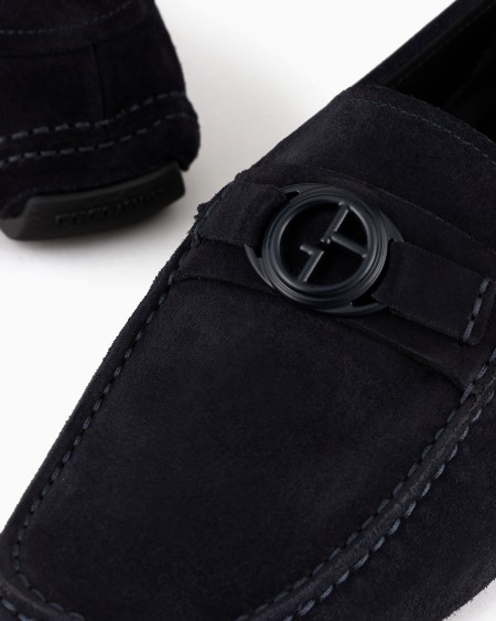 A|x Armani Exchange Suede Loafers