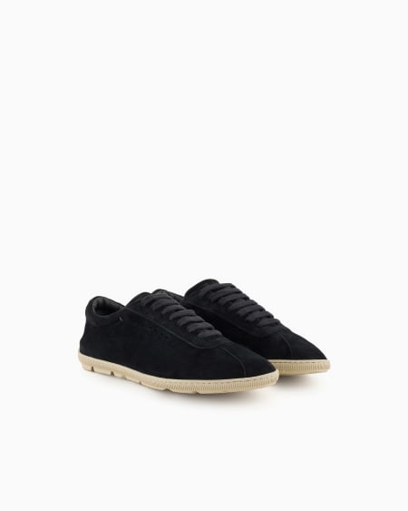 A|x Armani Exchange Suede Sneakers