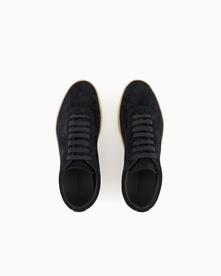 A|x Armani Exchange Suede Sneakers