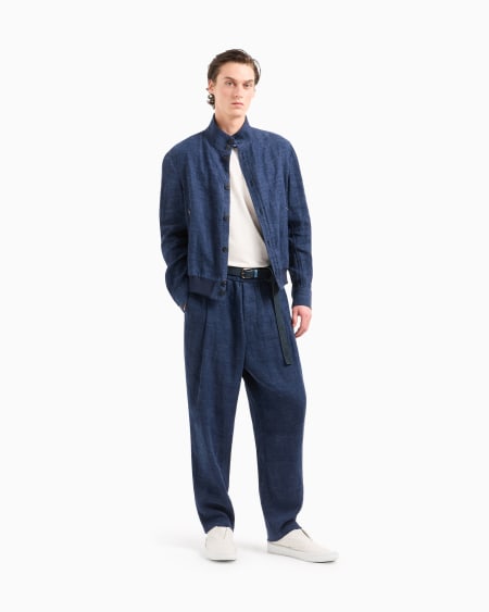 A|x Armani Exchange T-shirt In Silk Piqué Jersey