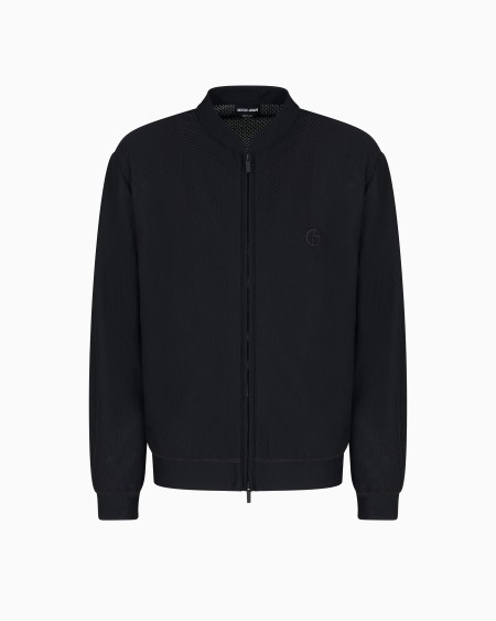 a|x armani exchange Technical waffle blouson