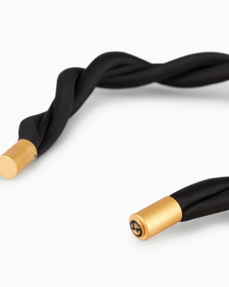 A|x Armani Exchange Twisted Fabric Headband