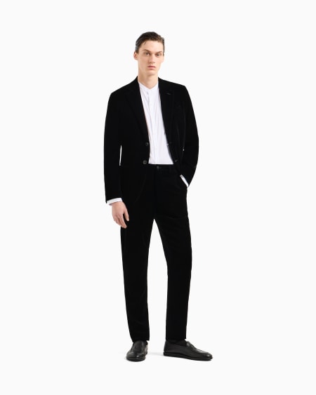 A|x Armani Exchange Velvet Trousers